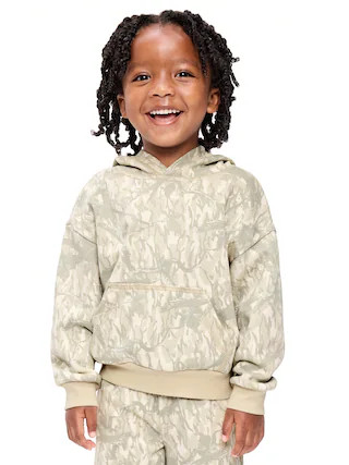 Oversized Boxy Washed Unisex Pullover Hoodie for Toddler | Old Navy (US)