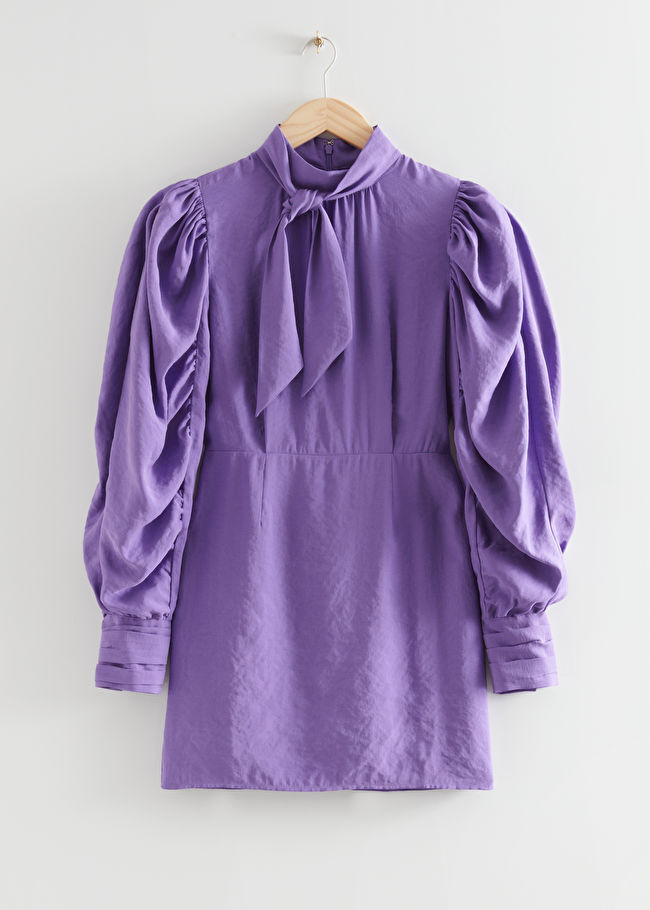 Voluminous Sleeve Mini Dress | & Other Stories US
