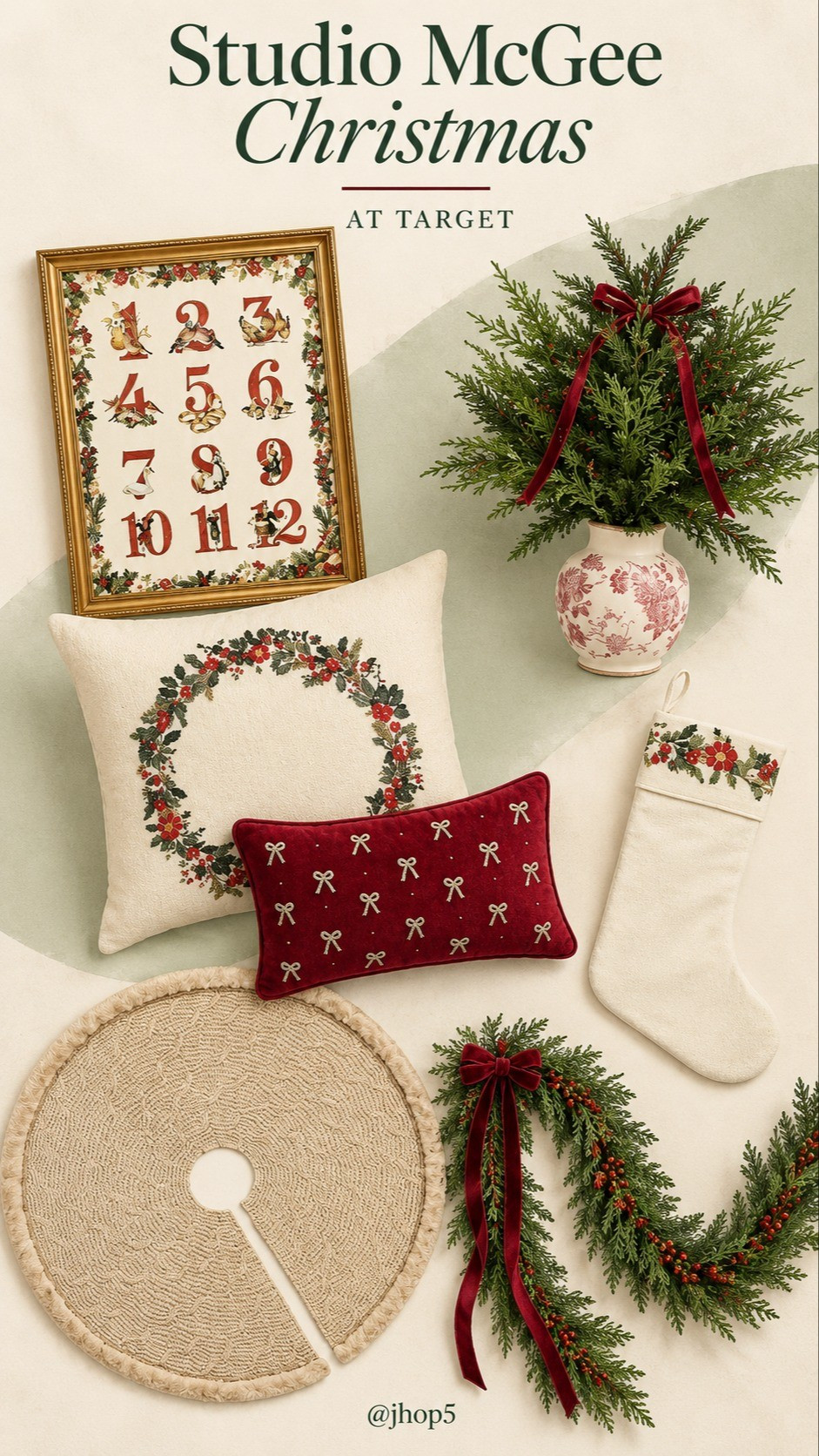 A little vintage charm for Christmas with Studio McGee at Target. Embroidered florals, velvet bows and festive greenery in a timeless holiday palette. #StudioMcGee #TargetFinds #ChristmasDecor

#LTKSeasonal #LTKSaleAlert #LTKHome