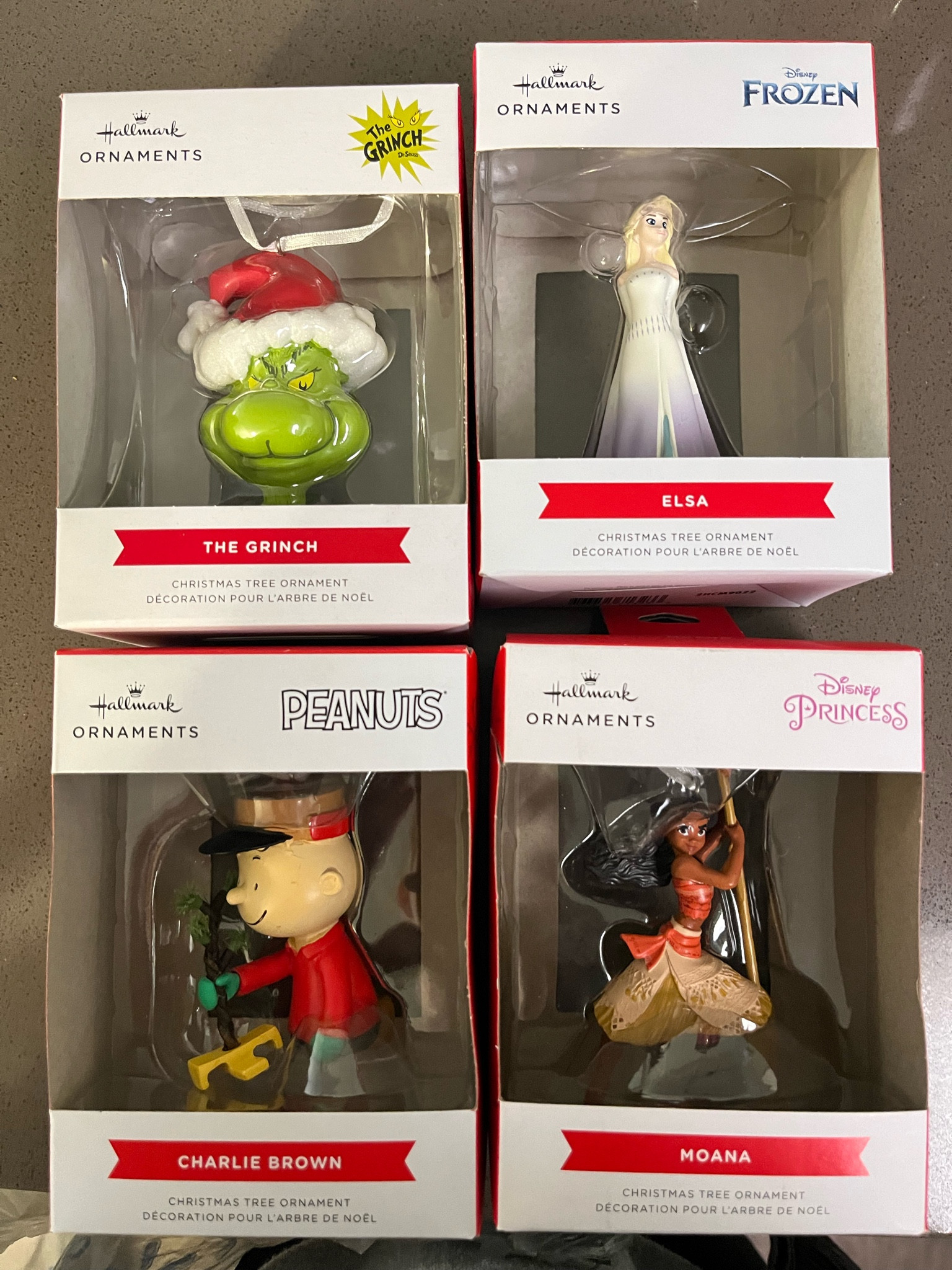 Hallmark ornaments from Walmart, Walmart Christmas finds, Walmart finds, Christmas decor, the grinch ornament, Charlie Brown ornament, Moana ornament, Elsa ornament  

#LTKHoliday #LTKSeasonal #LTKHome