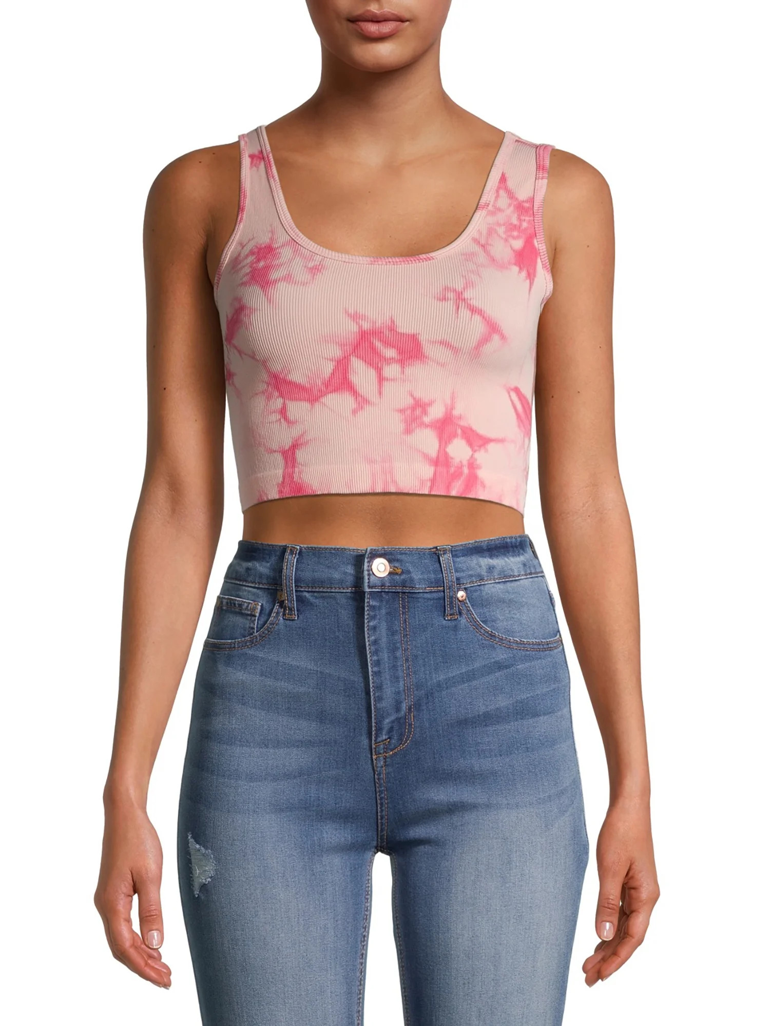 No Boundaries Juniors Seamless Reversible Cami Bra Top | Walmart (US)