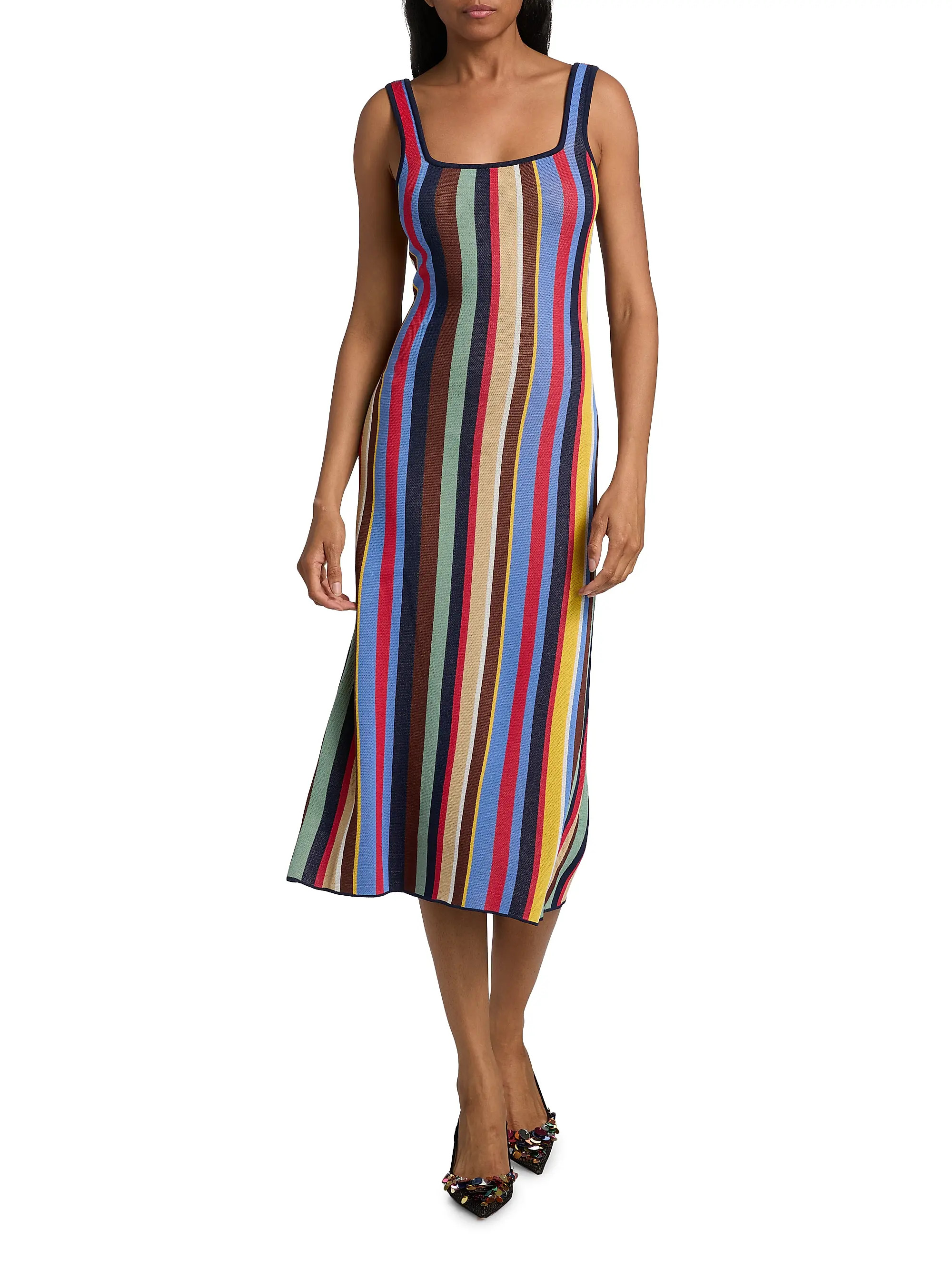 Katie Market Stripe Midi-Dress | Saks Fifth Avenue