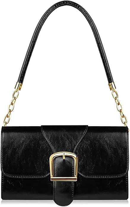 Shoulder Bag for Women, Cute Soft PU Leather Small Crossbody Purses Handbags, Trendy Underarm Bag... | Amazon (US)