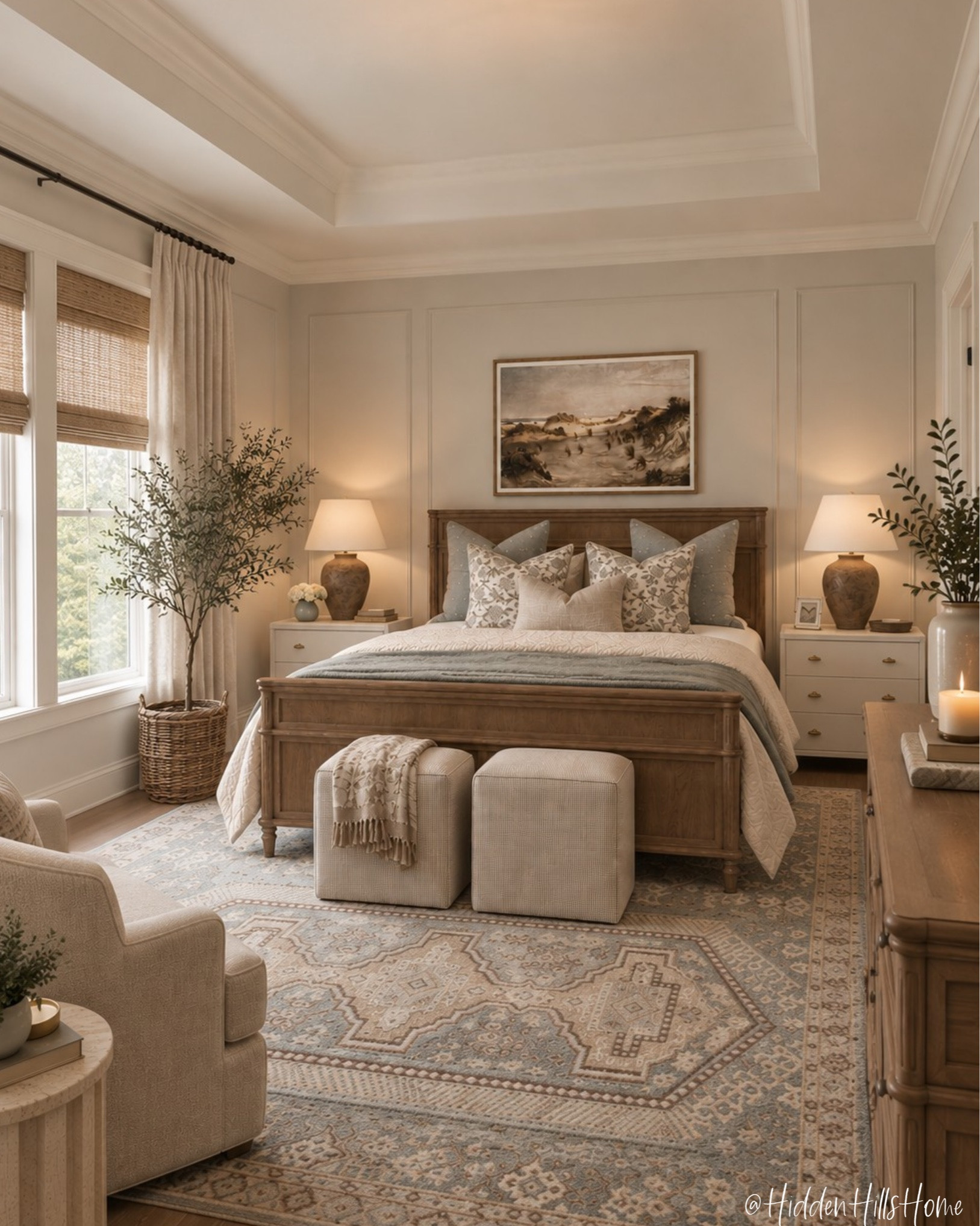 Master bedroom decor, bedroom inspiration, home decor, bedding, primary bedroom design, home design, e-design, bedroom rug, nightstands, Labor Day sale

#LTKHome #LTKSaleAlert #LTKSeasonal