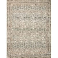 Amazon.com: Angela Rose x Loloi Aubrey Collection AUB-04 Sage / Bark, Traditional 7'-6" x 9'-6" A... | Amazon (US)