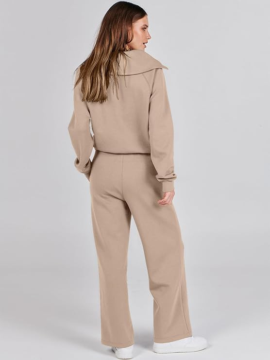 ANRABESS Women 2 Piece Outfits Sweatsuit Oversized Sweatshirt Sweatpants Tracksuit Sweat Lounge M... | Amazon (US)