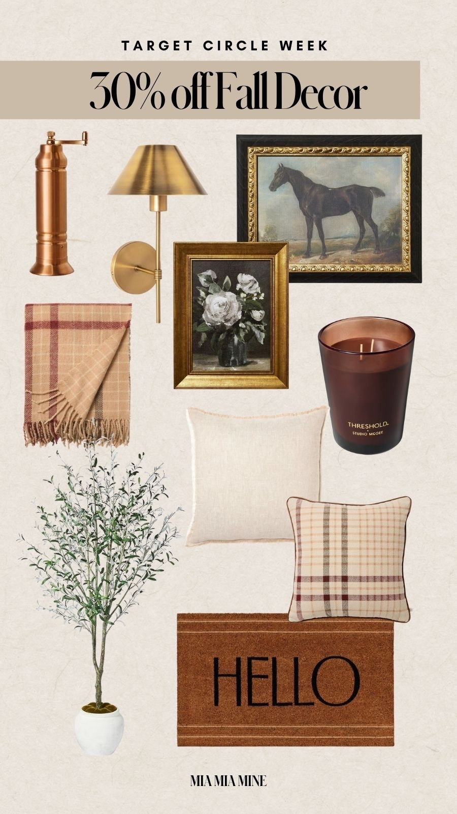 Target circle deals are here
Save 30% off fall home decor from throw pillows to faux olive tress to fall candles and more 

#LTKHome #LTKSaleAlert #LTKFindsUnder100