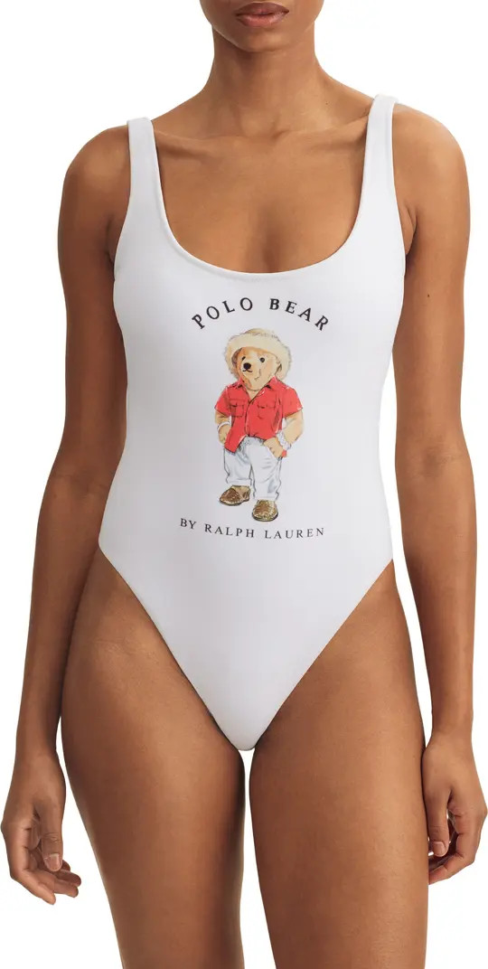Scoop Terry One-Piece Swimsuit | Nordstrom