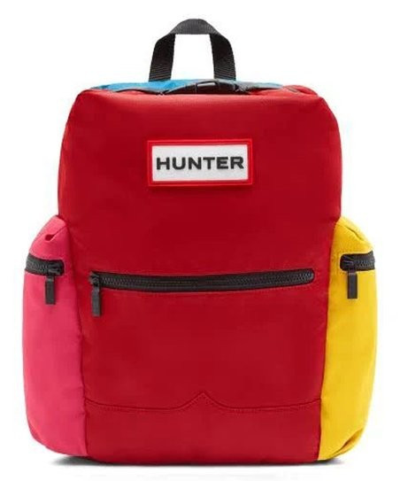 Military Red Color Block Top Clip Nylon Backpack | Zulily