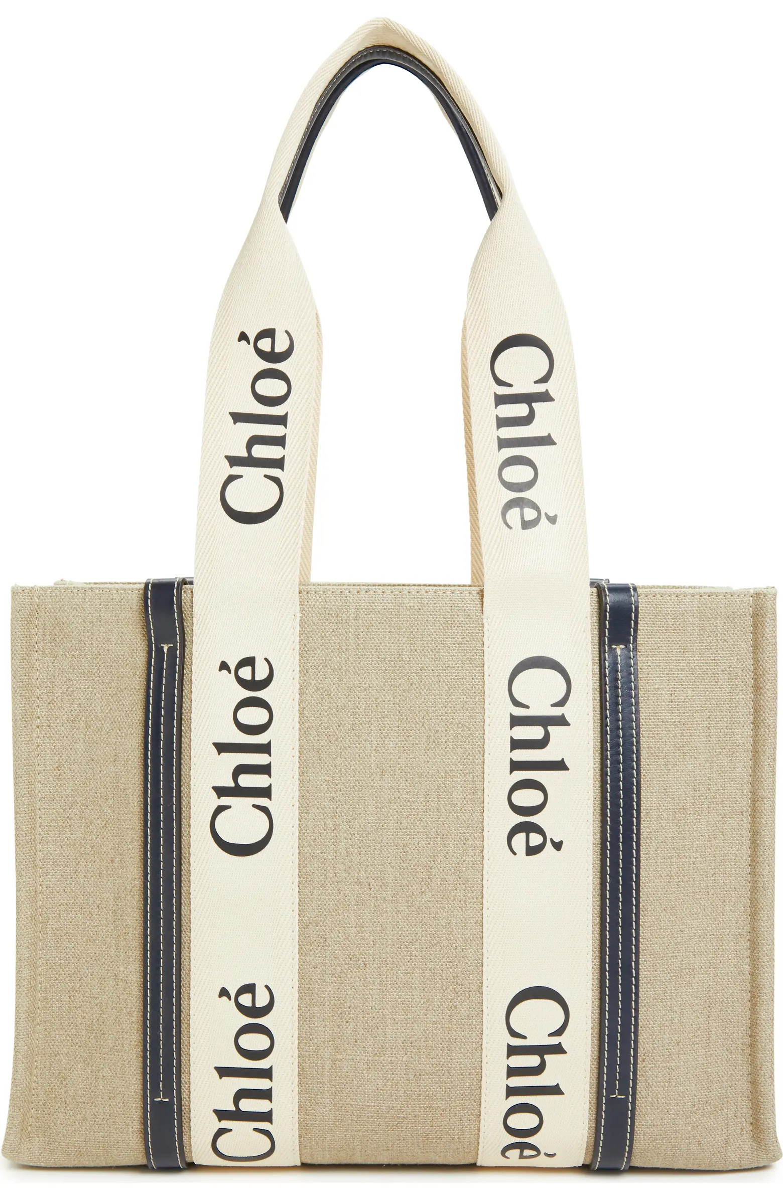 Medium Woody Linen Tote | Nordstrom