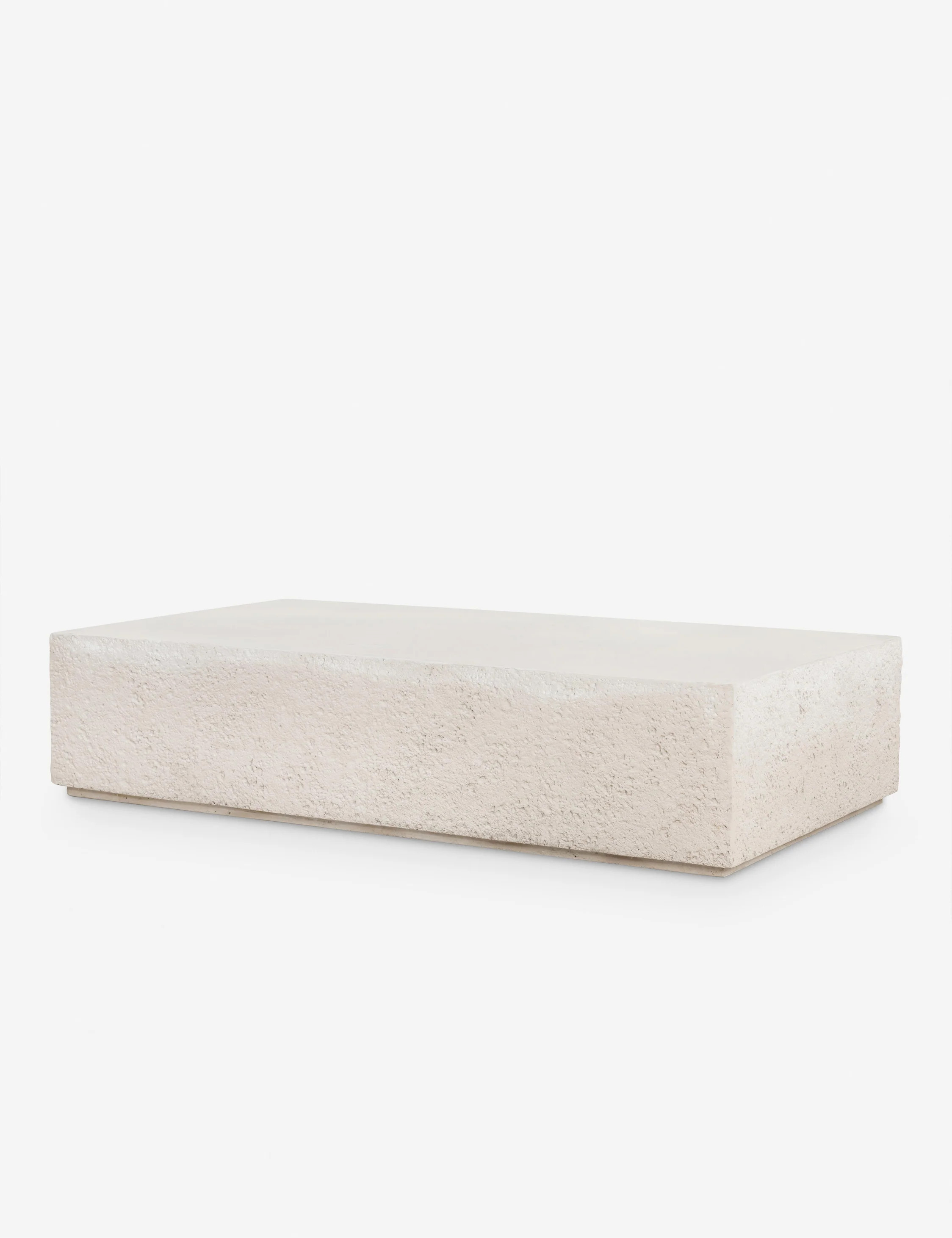 Pavel Indoor / Outdoor Coffee Table, White | Lulu and Georgia 