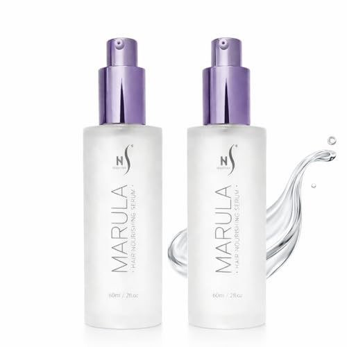 HerStyler Marula Oil Hair Serum - Anti Frizz Serum for Frizzy, Dry and Damaged Hair - Boosts Shine, Straightening - Address Flyaways, Split Ends - 2 Fl Oz (2 Pack) | Amazon (US)