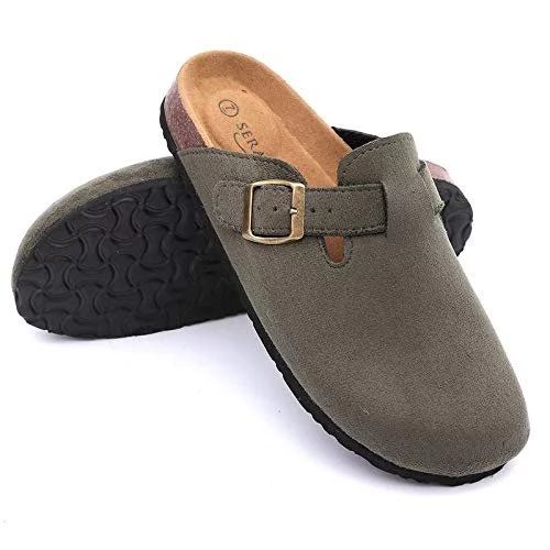 Seranoma Women's Soft Footed Comforatable Cork Clog | Comfortable & Sturdy | Micro Suede Upper | ... | Walmart (US)