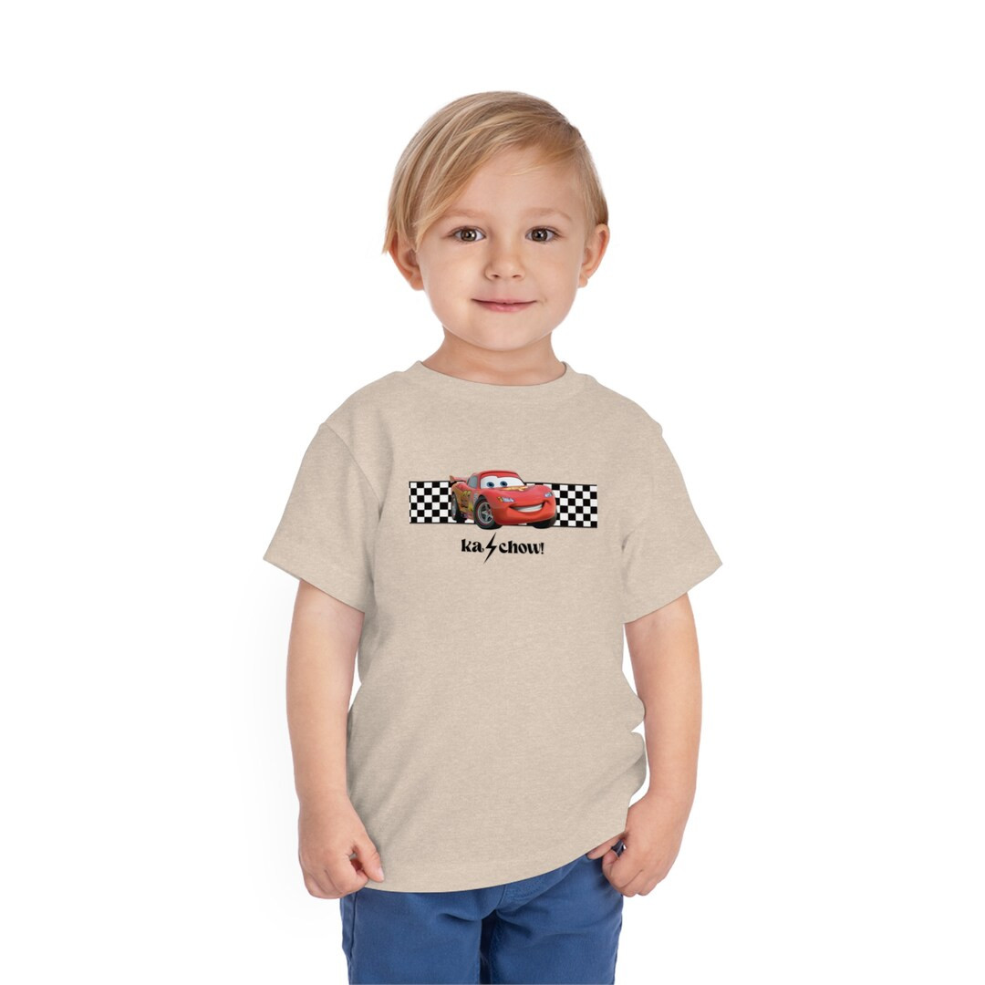 Disney Pixar Cars Lightning Mcqueen Ka-chow Toddler Short - Etsy | Etsy (US)