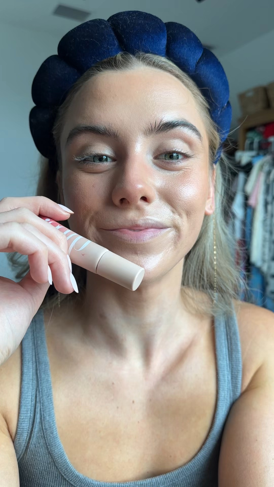 My code is SLOANE. A weightless liquid blush with serious pigment and a soft-stain finish. Cool Blush Serum Cheek Tint delivers buildable payoff—from a natural flush to bold color—with just a drop. Powered by squalane, hyaluronic acid, and hibiscus extract, it blends seamlessly into skin for a “just-pinched” look that stays put. The cooling metal tip delivers a unique swipe of color that looks more like skin and less like effort.

Shade Descriptions:
 
Cool Girl - Midtone Rose
Summer Girl - Bright Coral
Moody Girl - Bronzed Terracotta
Lover Girl - Warm Berry @dibsbeauty  @ulta 

#LTKBeauty #LTKselfcare #LTKgrwm
