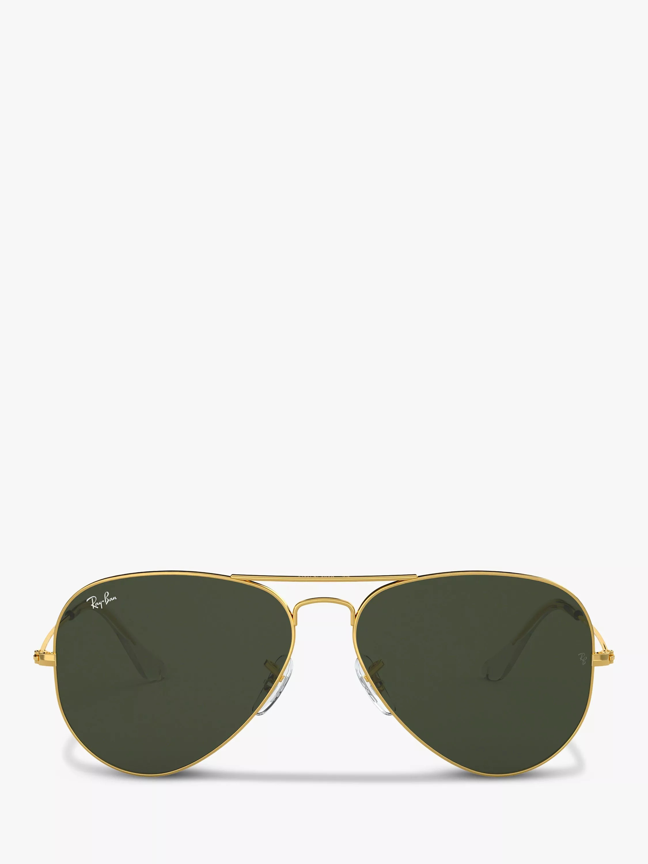 Ray-BanRB3025 Unisex Aviator Sunglasses, Gold/Green Gradient | John Lewis (UK)