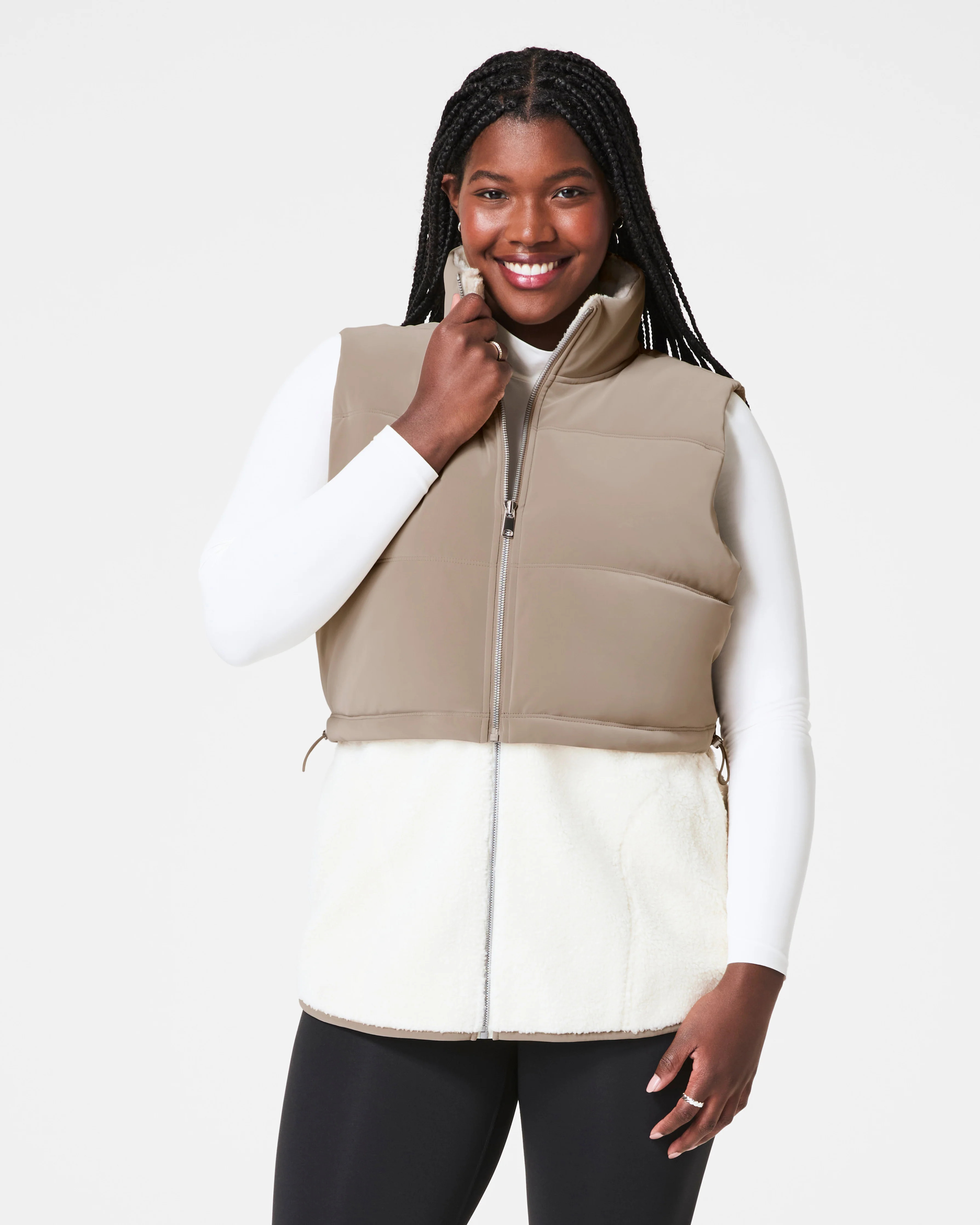 SPANX® Two-In-One Velour Fleece Vest | Spanx Canada