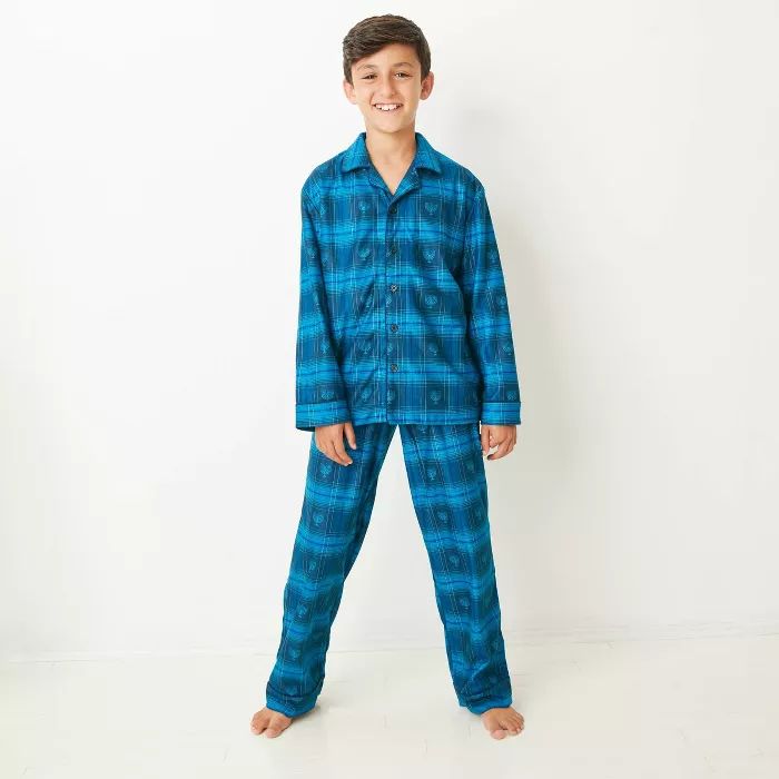 Kids' Holiday Hanukkah Flannel Matching Family Pajama Set - Wondershop™ Blue | Target