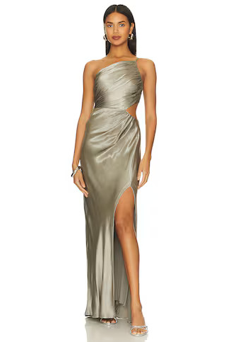 La Lune Asymmetrical Gathered Maxi Dress
                    
                    Shona Joy | Revolve Clothing (Global)