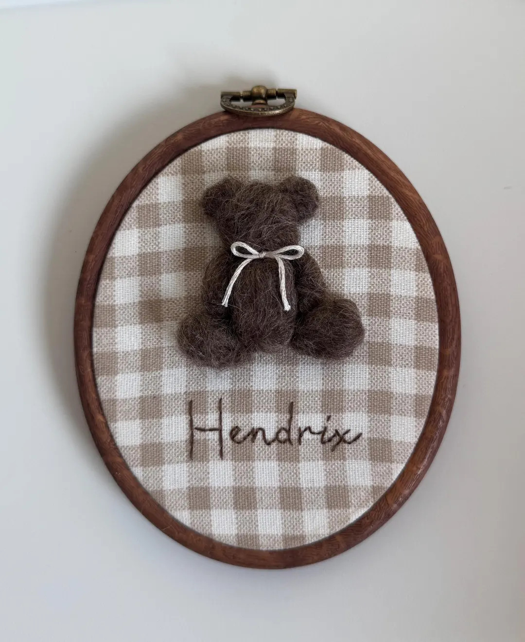 Felted Teddy Embroidery - Etsy Canada | Etsy (US)