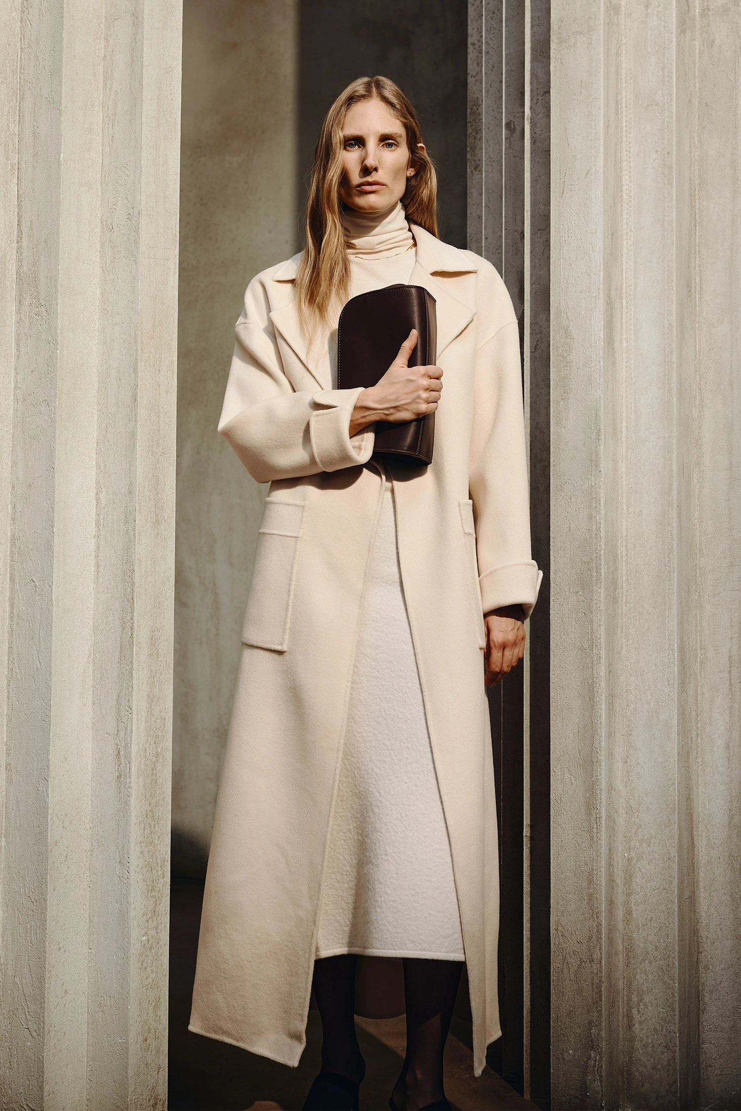 Olga Belted Handmade Coat | Rue Sophie | Rue Sophie