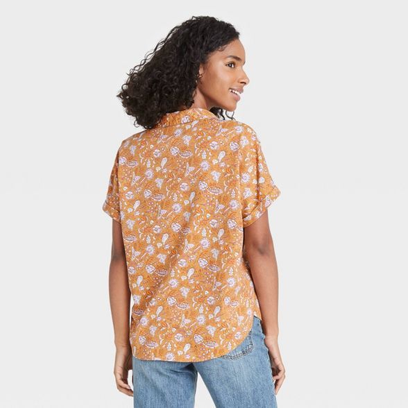 Women's Dolman Short Sleeve Button-Down Shirt - Universal Thread™ | Target