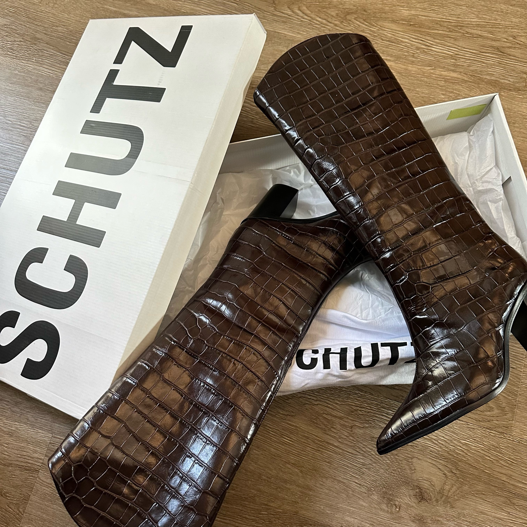 The most comfy boot! #boots #schutz #brownboots 

#LTKworkwear #LTKshoecrush #LTKsalealert