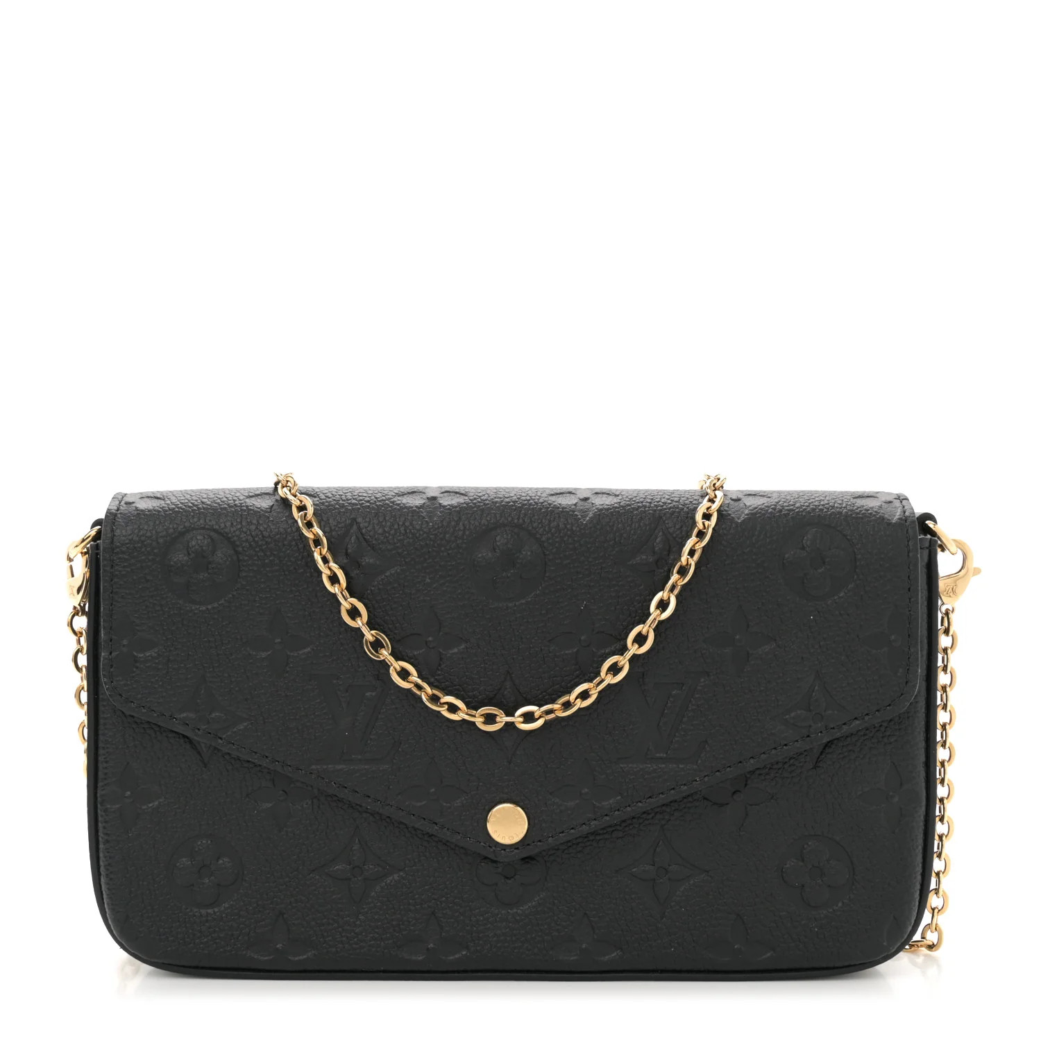 Louis Vuitton Empreinte Pochette Felicie Chain Wallet Black 1714428 | FASHIONPHILE (US)