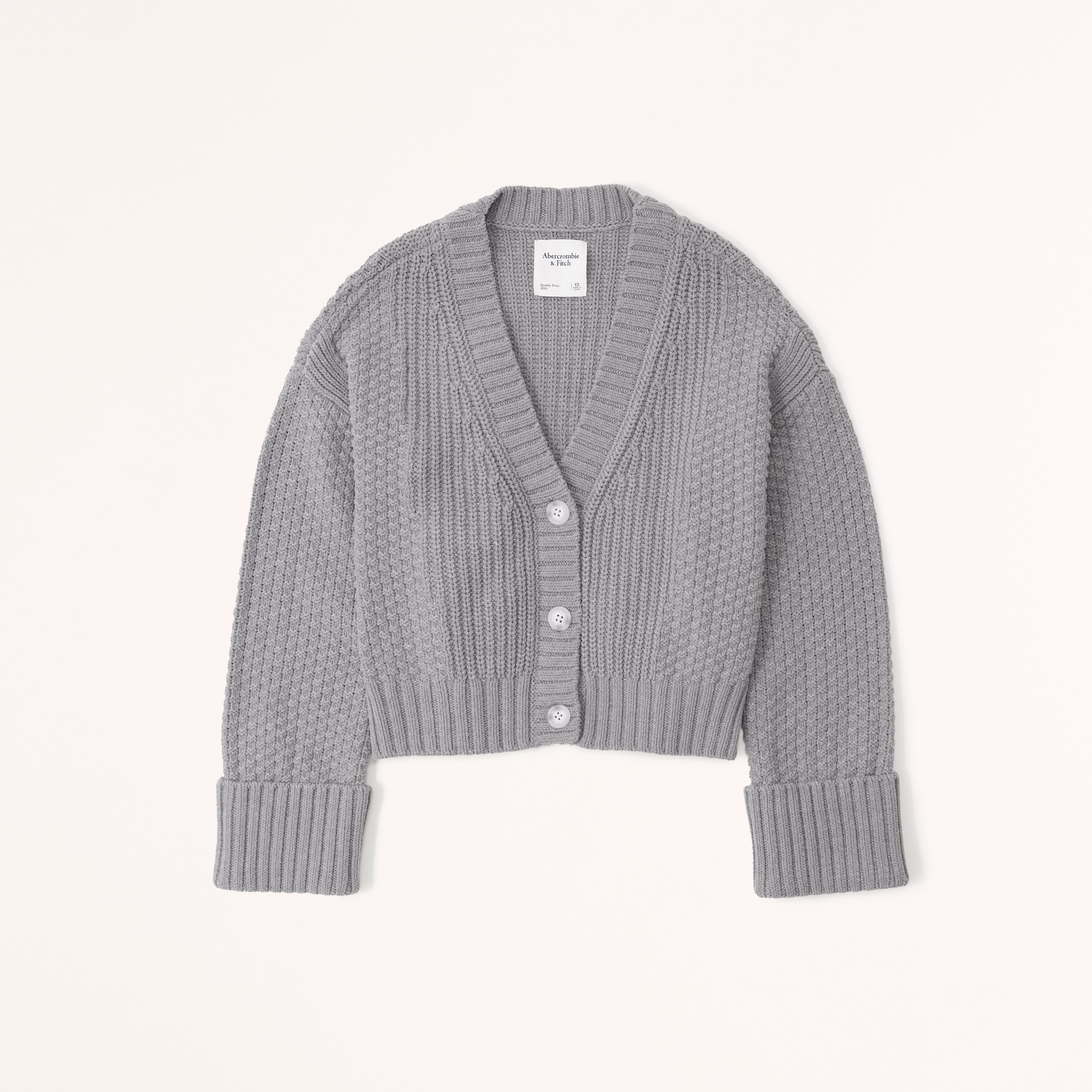 The A&F Cameron Seed Stitch Cardigan | Abercrombie & Fitch (US)