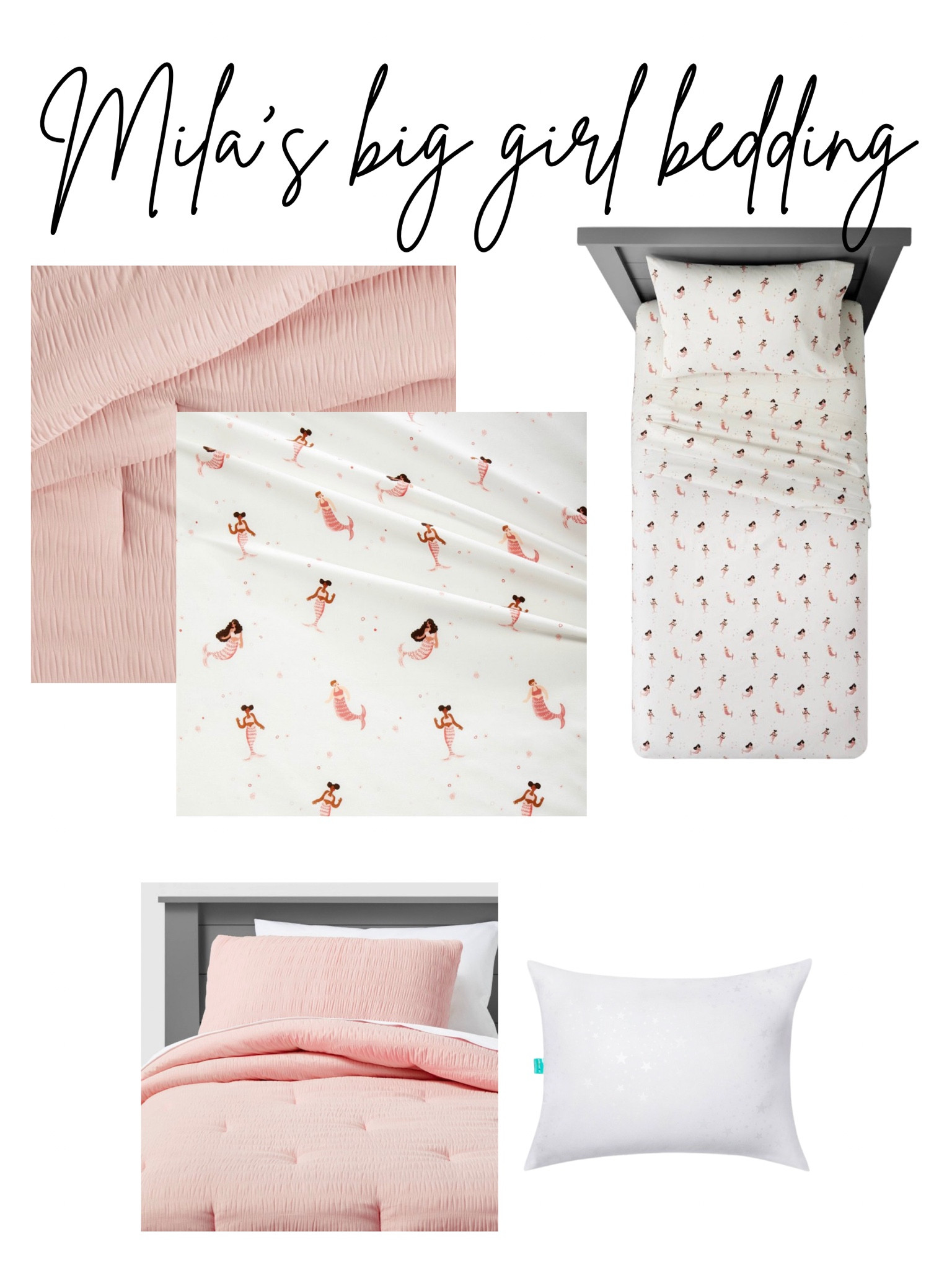 Mila’s big girl bedding that she picked out herself! The mermaid sheets are so cute! 

#LTKfamily #LTKkids #LTKhome