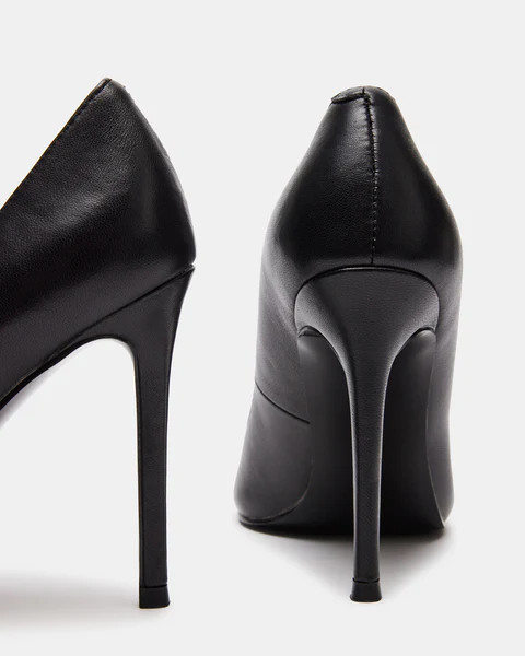 EVELYN BLACK LEATHER | Steve Madden (US)
