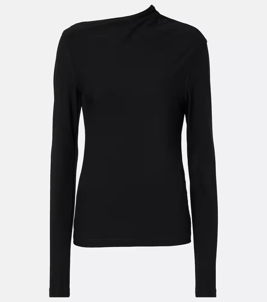 Toteme Draped jersey top | Mytheresa (US/CA)