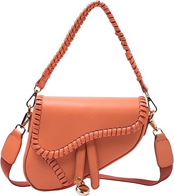 JBB Women Saddle Shoulder Bag Clutch Purse Small Crossbody Bag Satchel Bags Handbag PU Leather | Amazon (US)