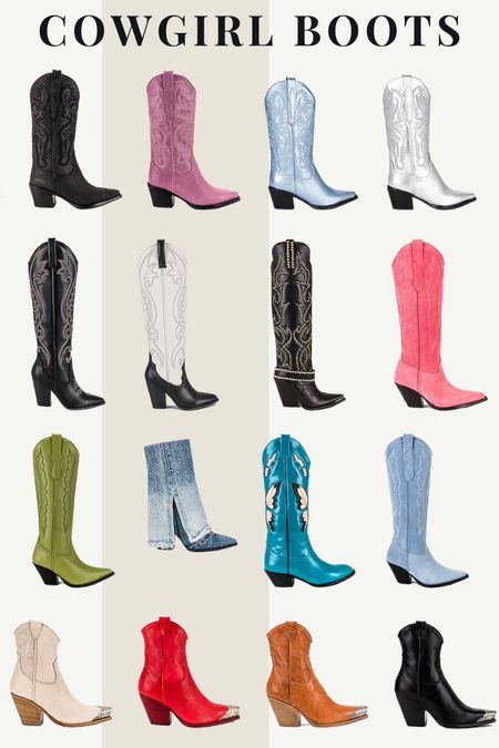 Cowgirl boots cowboy boots - revolve - booties - winter boots - booties 

#LTKshoecrush #LTKworkwear #LTKCyberWeek