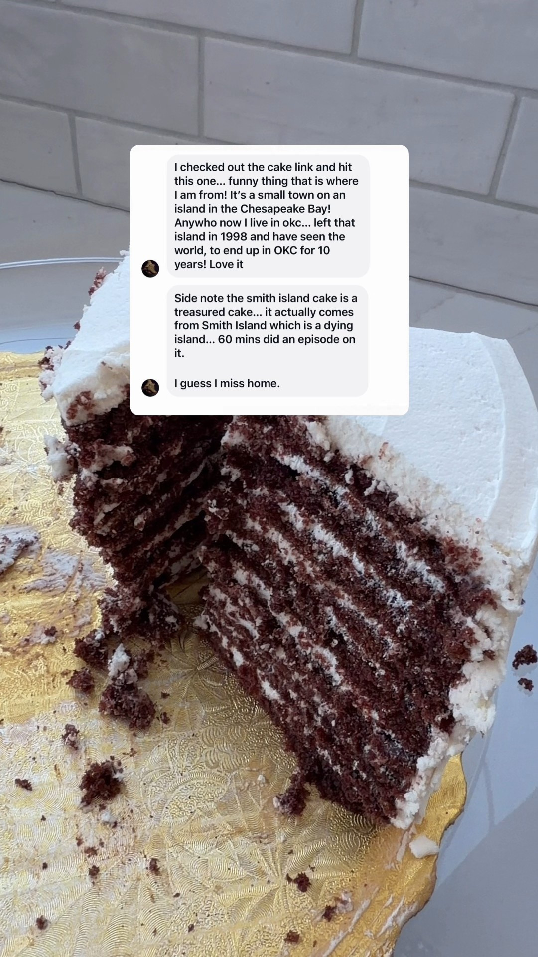 I happened onto this 9 layer cake randomly looking for one for Dad’s 87th birthday. Ended up watching the 60 minutes special featuring Crab Island. Can’t recommend this cake enough! So good 
9 layer Smith Island cake 

#LTKHome #LTKOver40