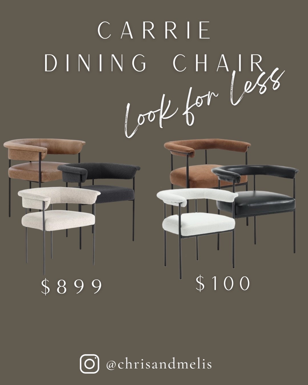 Carrie dining chair look for WAY less! If you need to furnish a dining room with 6 chairs the Amazon version saves you nearly $5,000

Dining chair
Dining room 
Get the look

#LTKSaleAlert #LTKHome