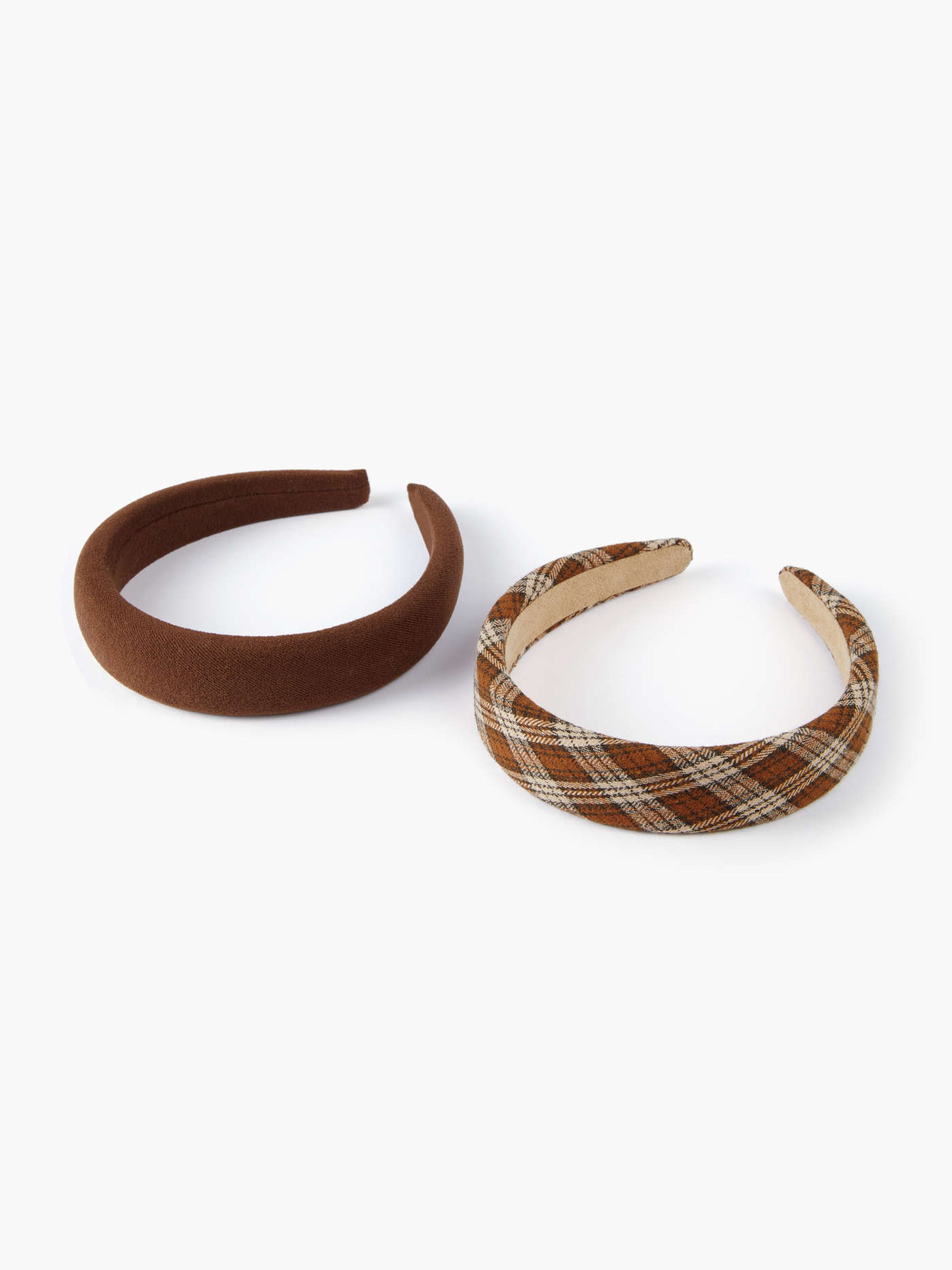 2PCS SOLID & PLAID HEADBAND | Cider