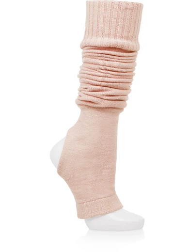 Lily knitted jersey legwarmers | NET-A-PORTER (US)