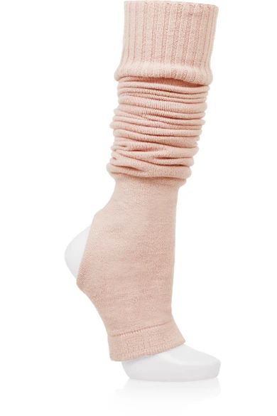 Lily knitted jersey legwarmers | NET-A-PORTER (US)