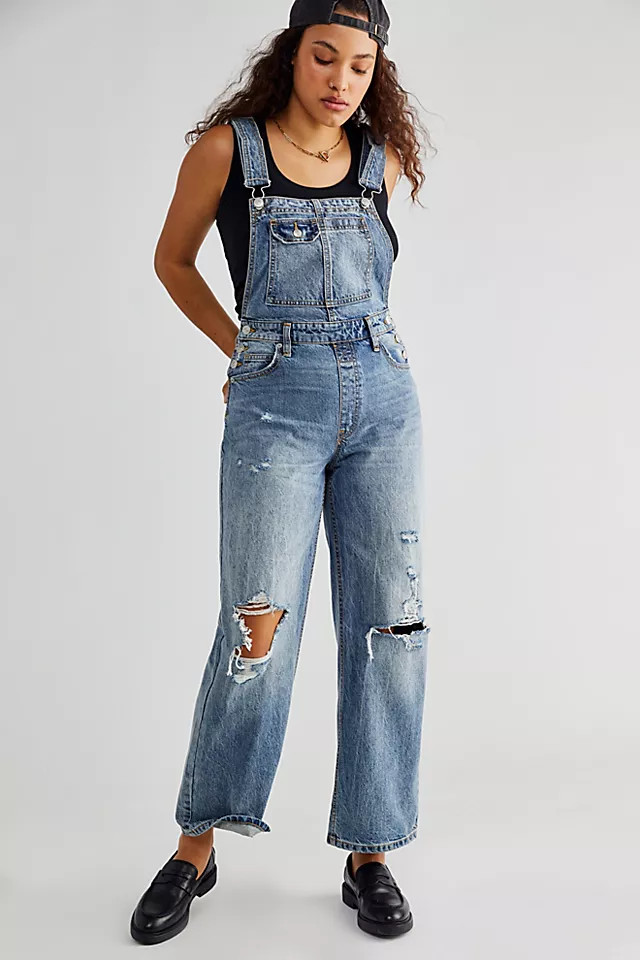 CRVY Destroyed Overalls | Free People (Global - UK&FR Excluded)