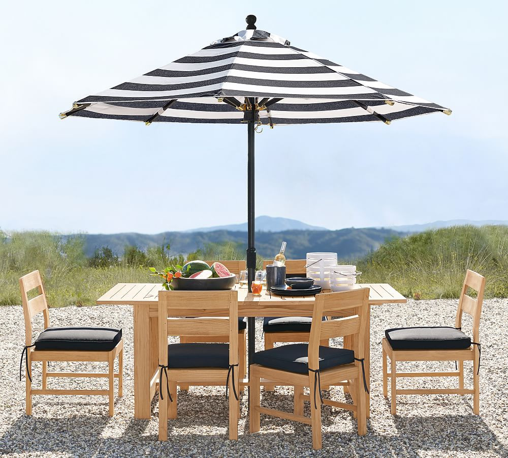 Malibu Teak Dining Table + Chair Dining Set | Pottery Barn (US)