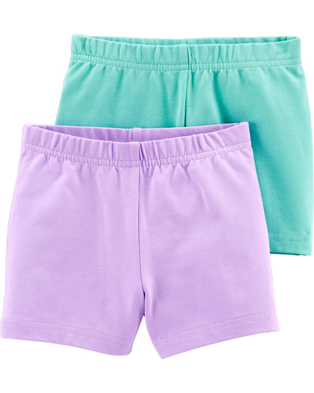 Toddler 2-Pack Purple & Turquoise Tumbling Shorts | Carter's