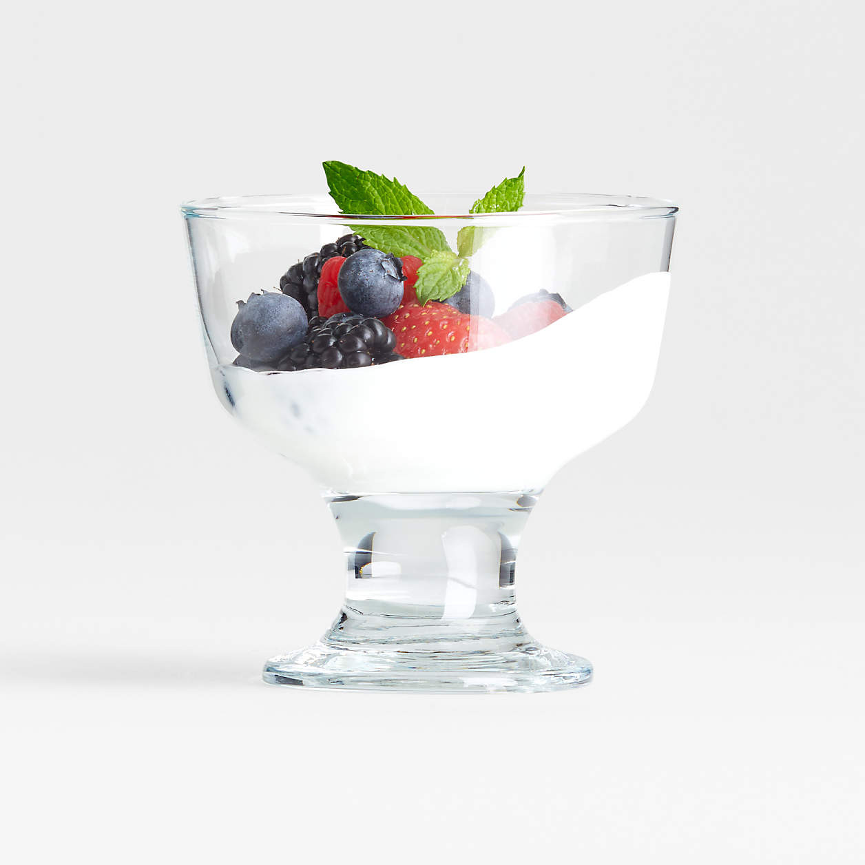 Footed Dessert Dish + Reviews | Crate & Barrel | Crate & Barrel