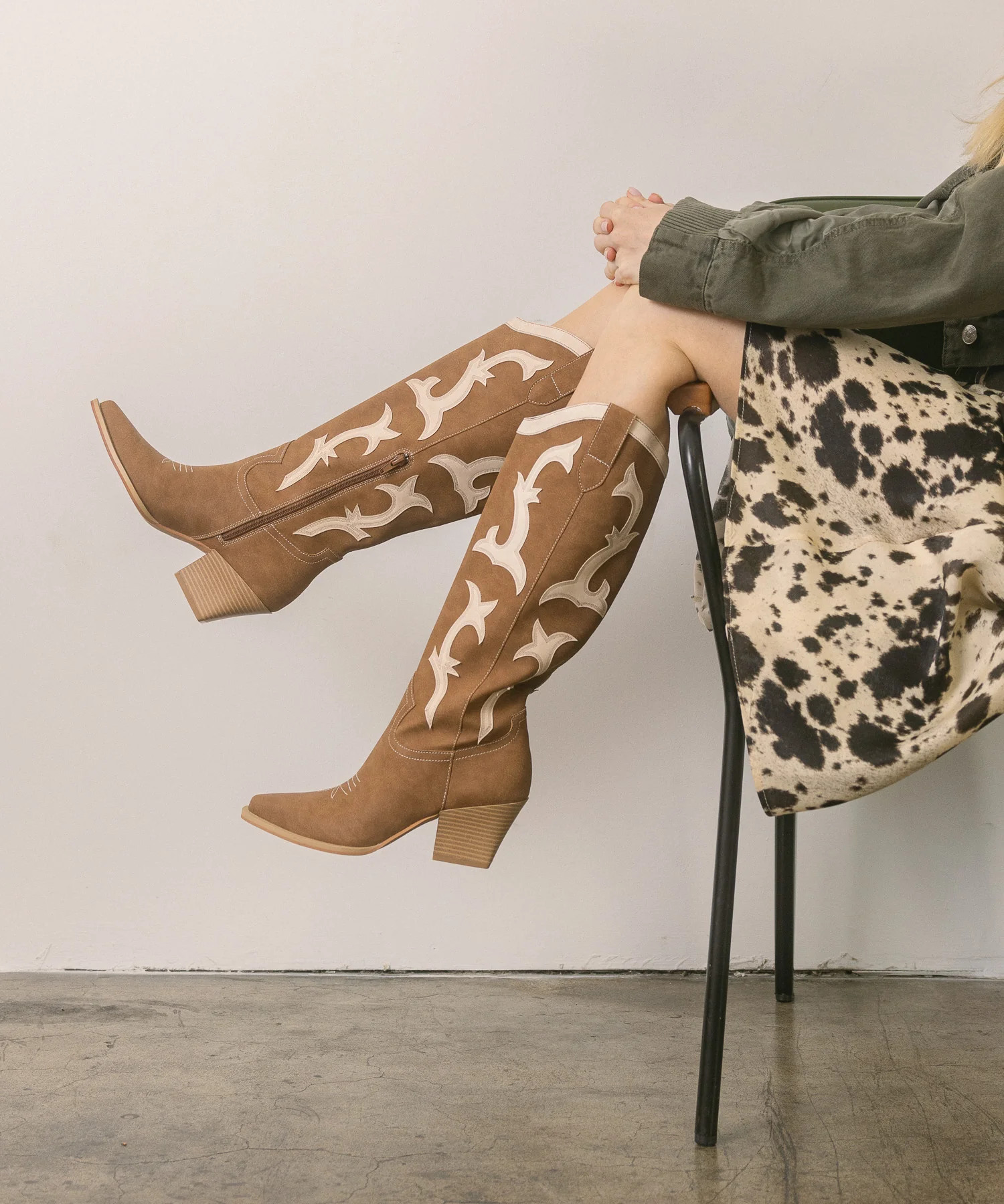 The Adriana | Brown Rodeo Boot | Oasis Society