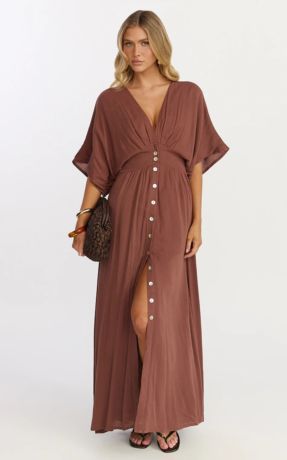 Short Sleeve Button Down Dress in Chocolate | Showpo (US, UK & Europe)