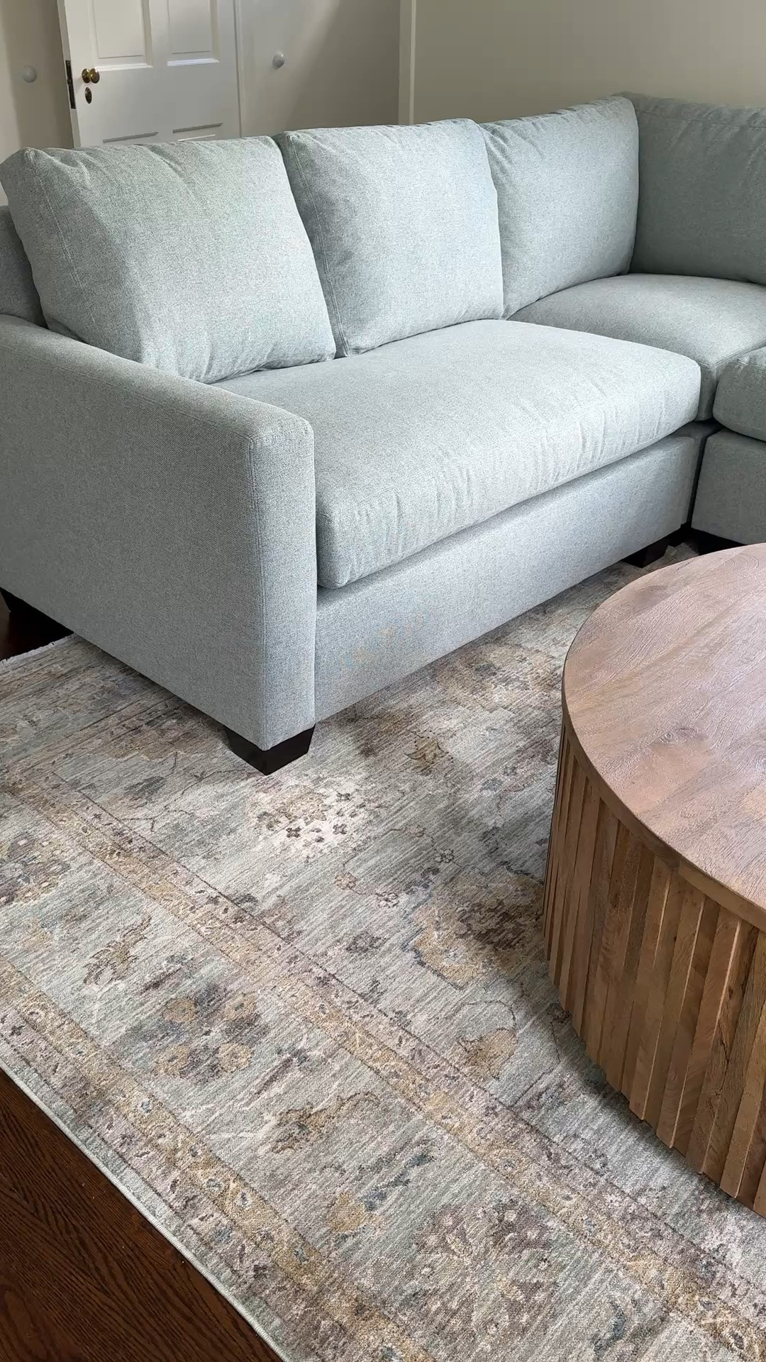 This round coffee table was such a good find and works so perfectly in this living room that I’m working on! It’s a great size and also has storage 🙌🏻

#LTKmomlife #LTKHome #LTKvlog