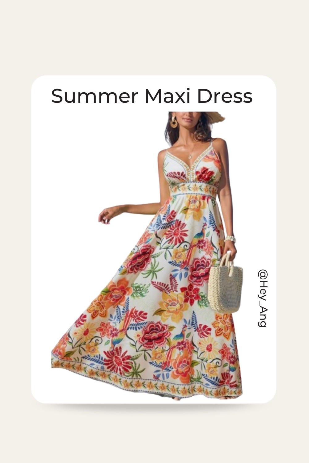 This maxi dress is so pretty!! Perfect for a vacation or a summer party. I’d style with a pair of sandals or dress it up with wedges. Comes in other colors.  #LTKTall

#LTKootd