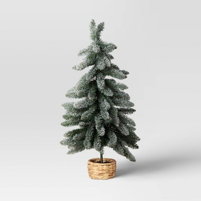 22" Artificial Downswept Flocked PVC Tree - Threshold™ | Target