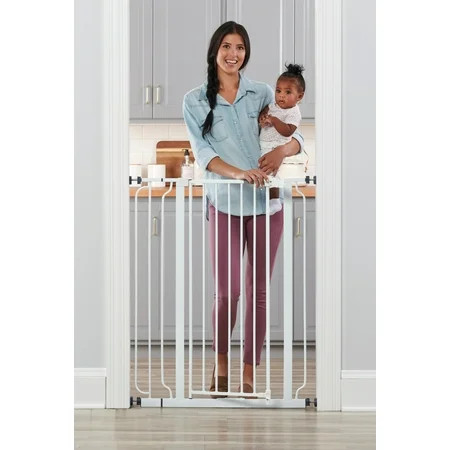 Regalo Easy Step® Extra Tall Walk Thru Baby Gate, Includes 4-Inch Extension Kit, 4 Pack of Pressure  | Walmart (US)