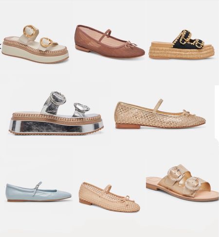 Spring shoe finds! So many good neutrals, mesh flats, sandals, and spring vibes. Also dying over that blue Mary Jane! 

#LTKSeasonal #LTKstyletip